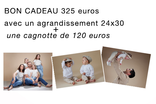 Bon cadeau séance photo famille en Bretagne et à Paris